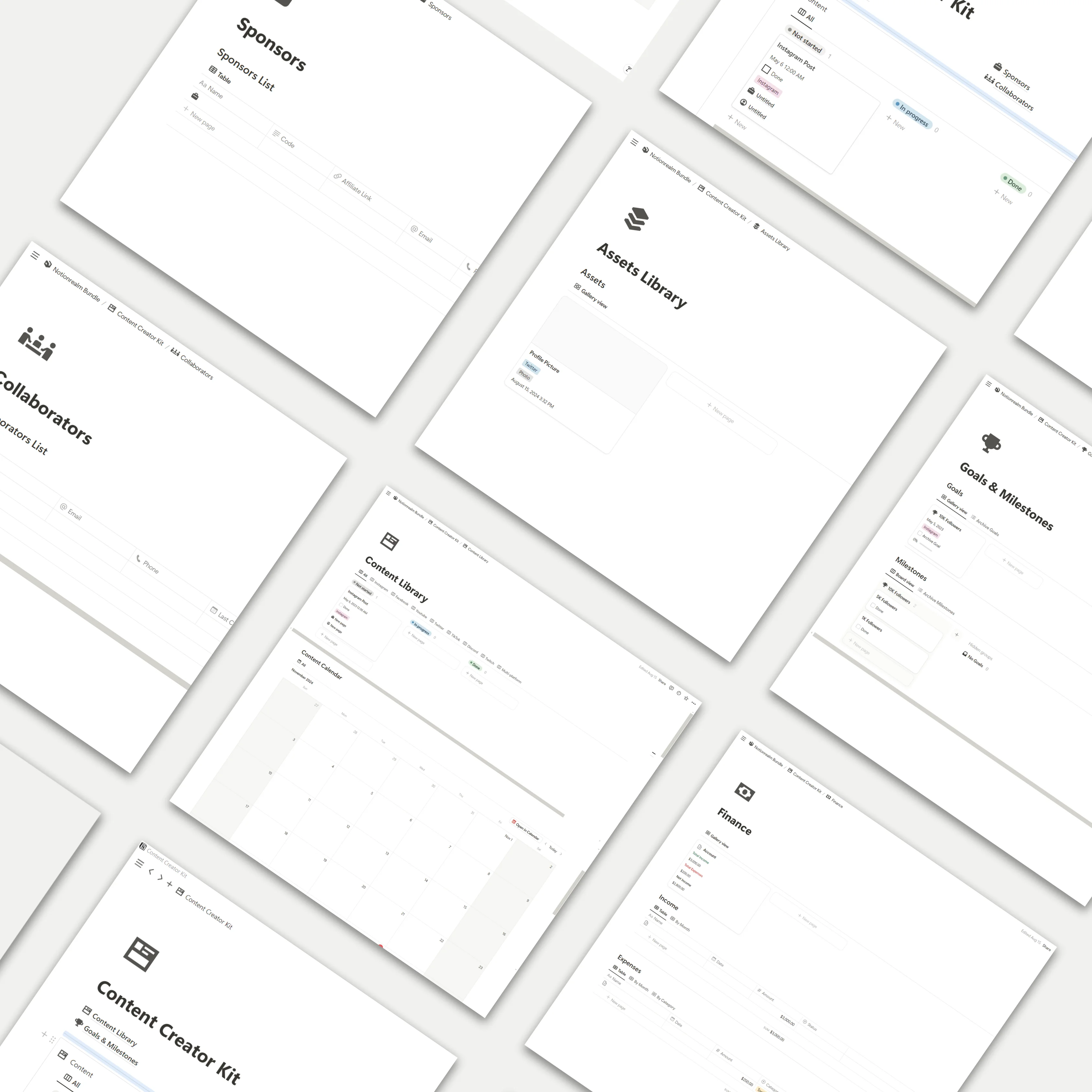 Content Creator Template